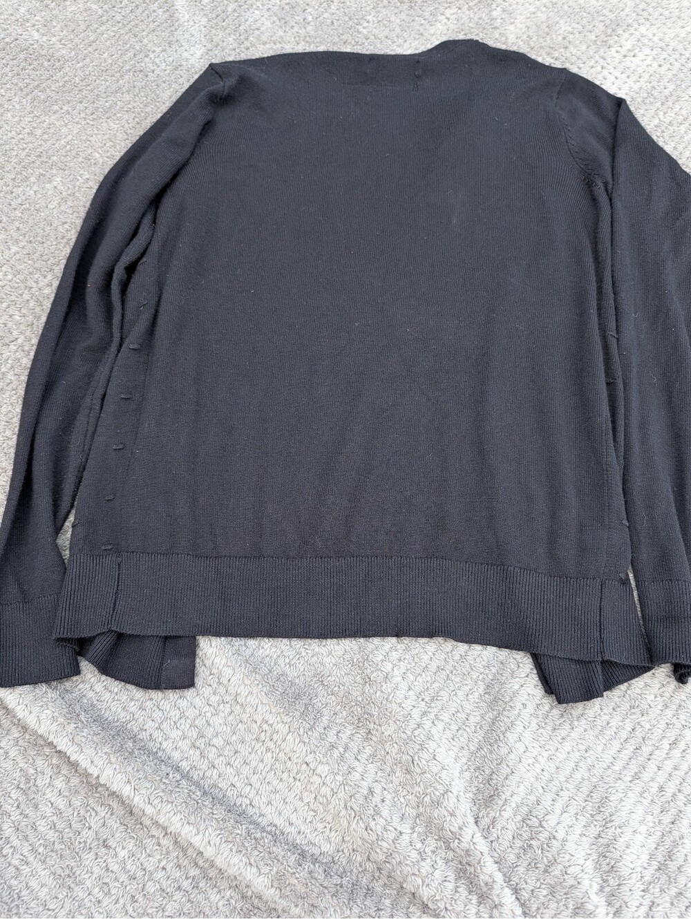 Select & Trend Women's Black Button Up Cardigan Sweater Size Small - Picture 4 of 5